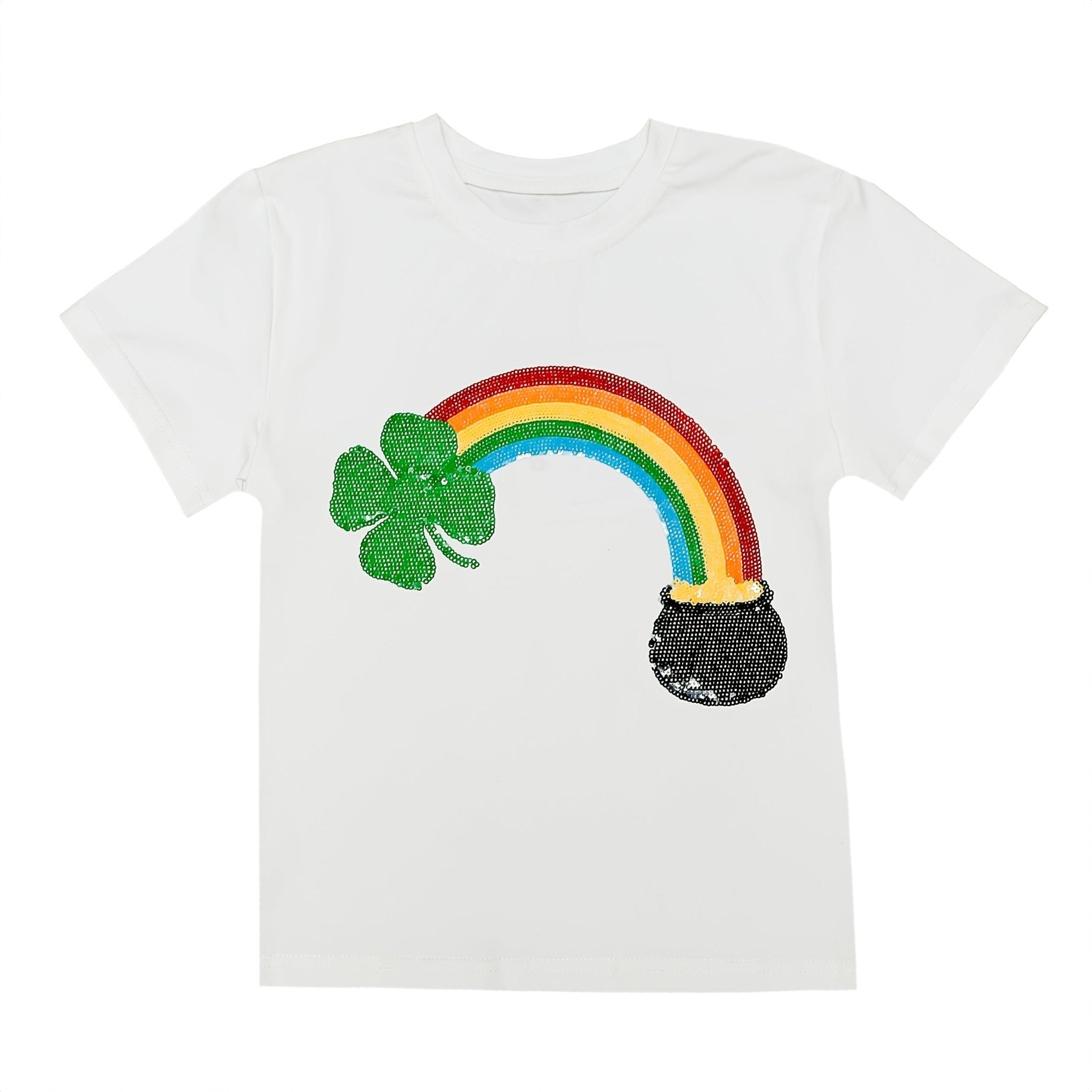 Pot Of Gold Sequin Kid Shirt - Lolomo!