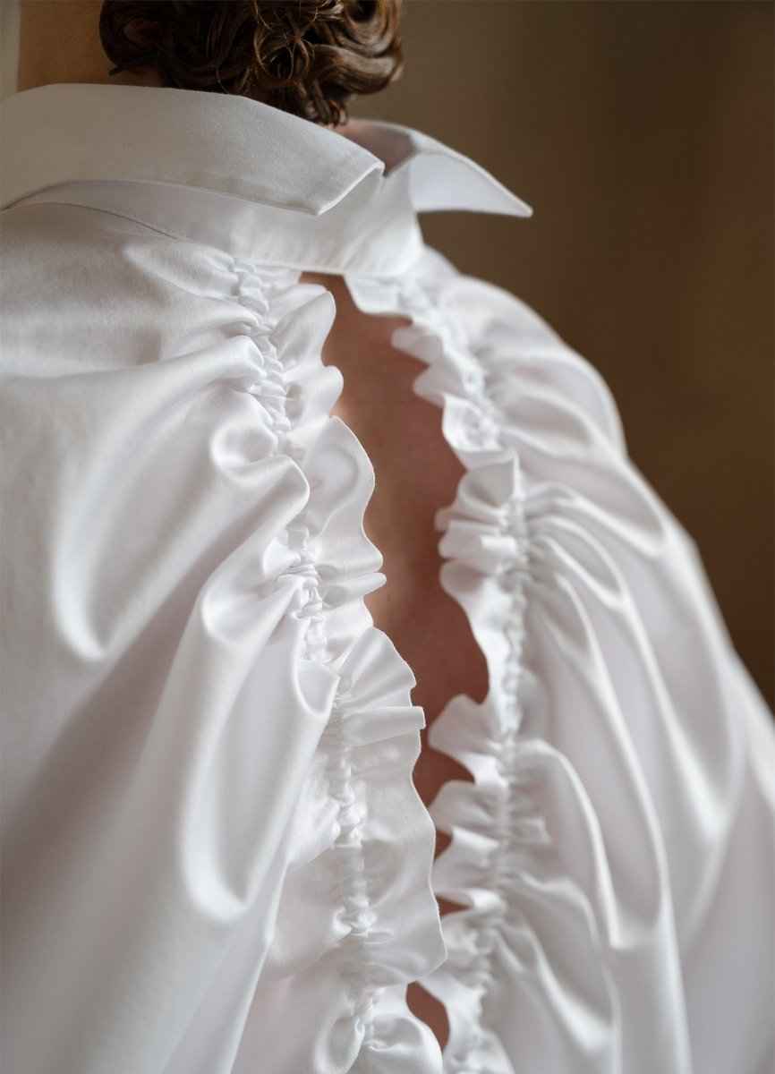 Prima Italian Design White Shirt Organic Cotton