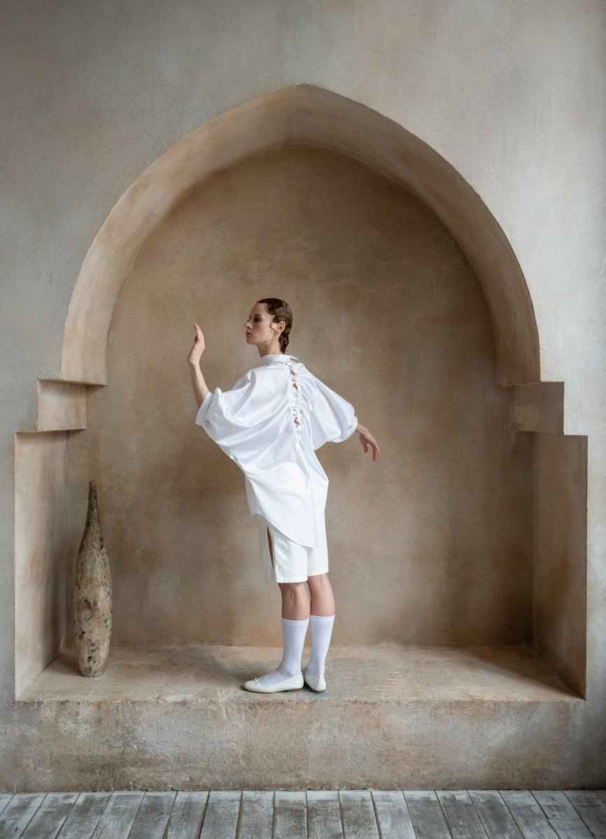 Prima Italian Design White Shirt Organic Cotton