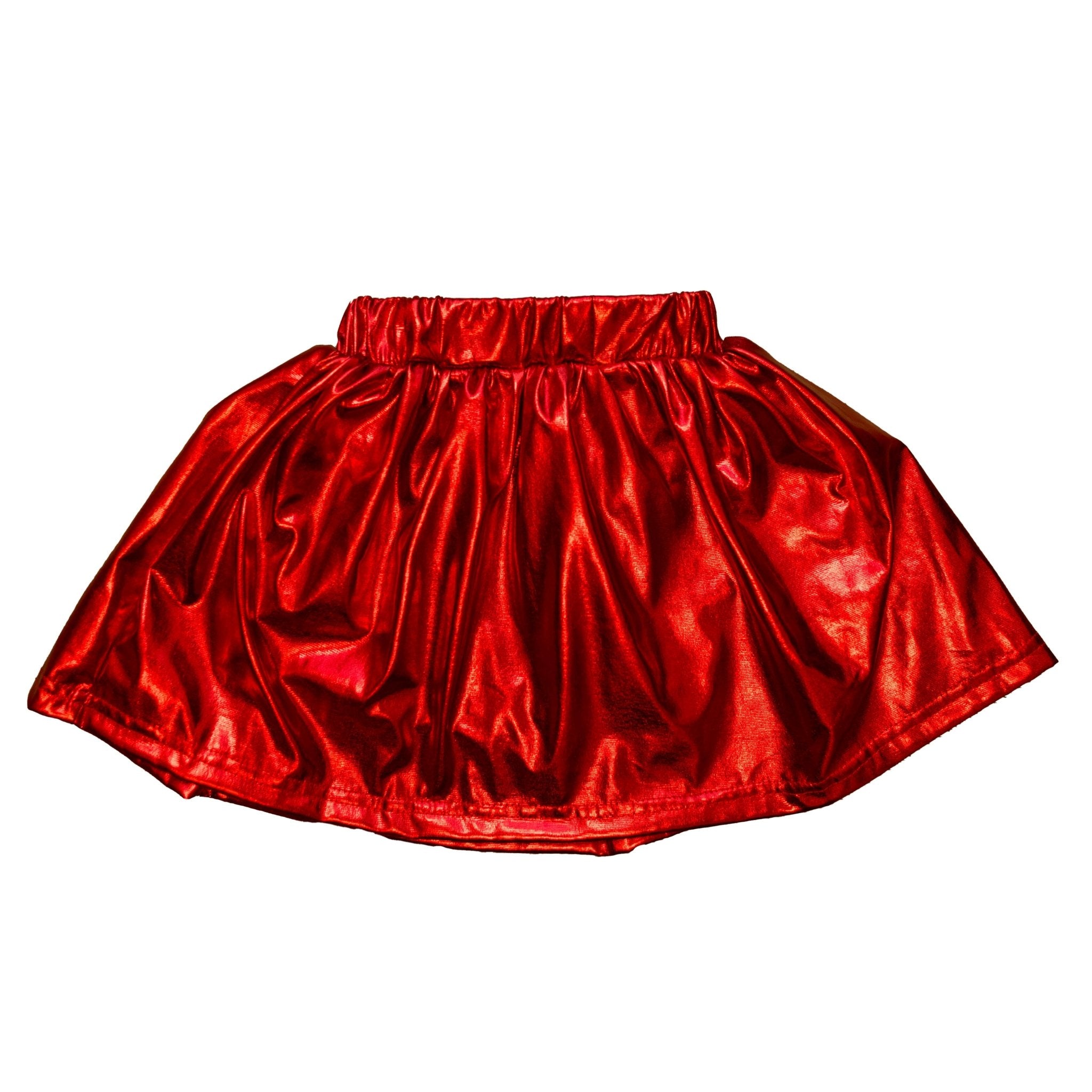 Red Metallic Adult Skort - Lolomo!