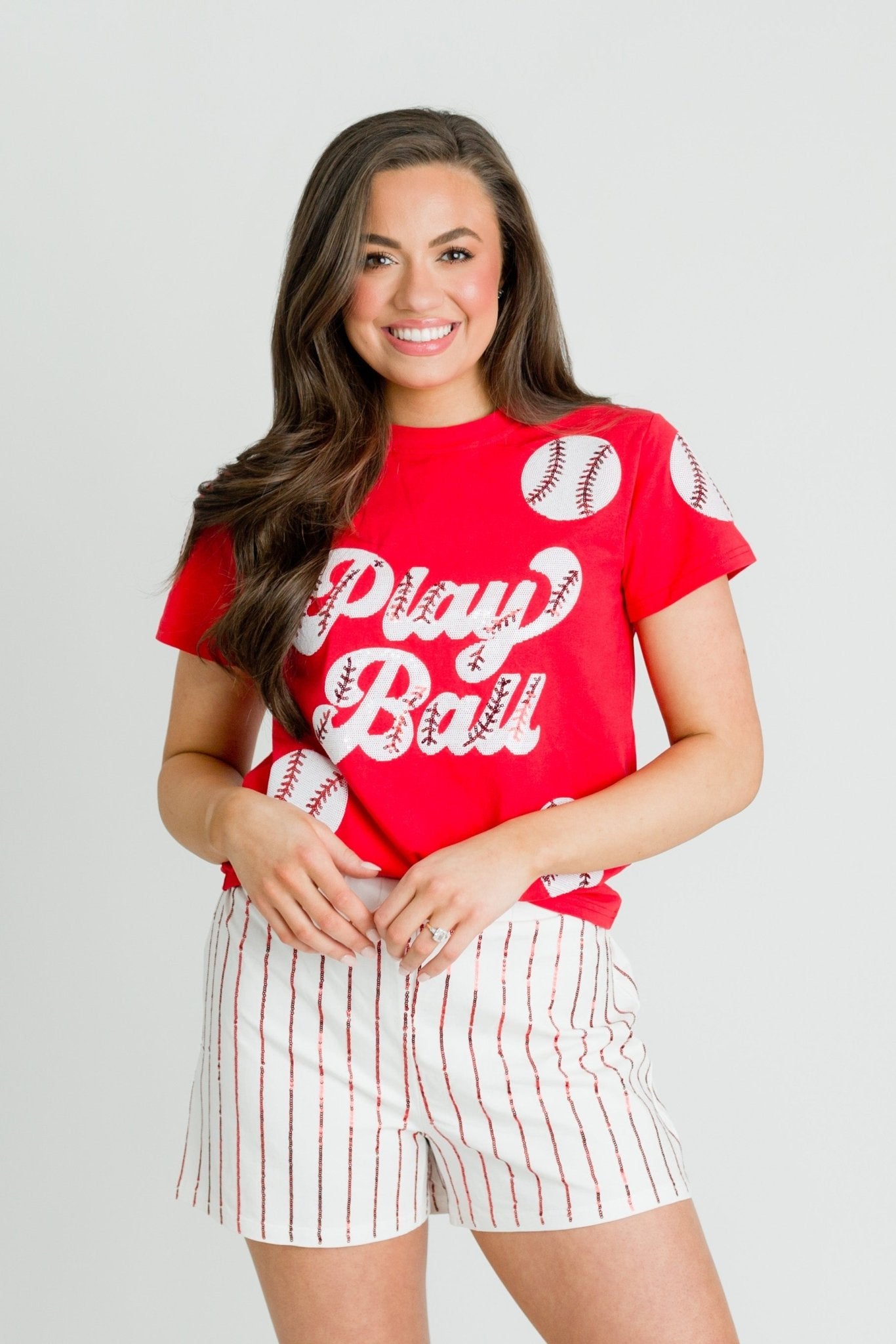 Red Play Ball Adult Shirt - Lolomo!