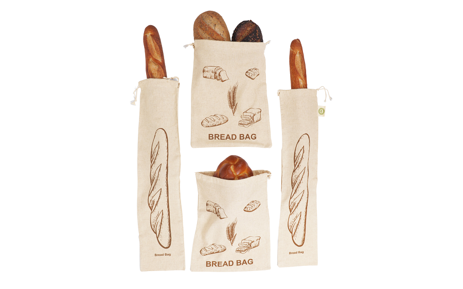 Bolsas de pan de lino