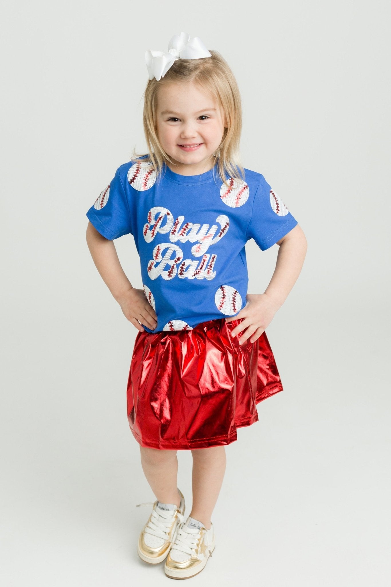 Royal Blue Play Ball Kid Shirt - Lolomo!