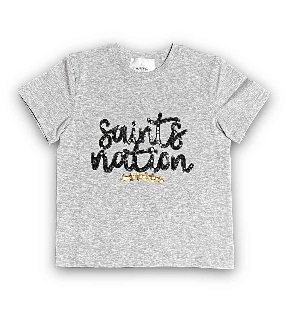 Saints Nation Sequin Shirt - Lolomo!