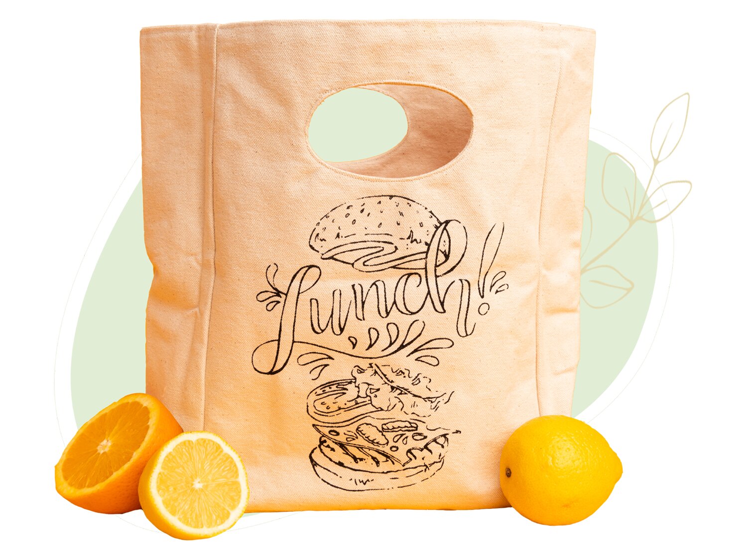 Bolsa de almuerzo de lona