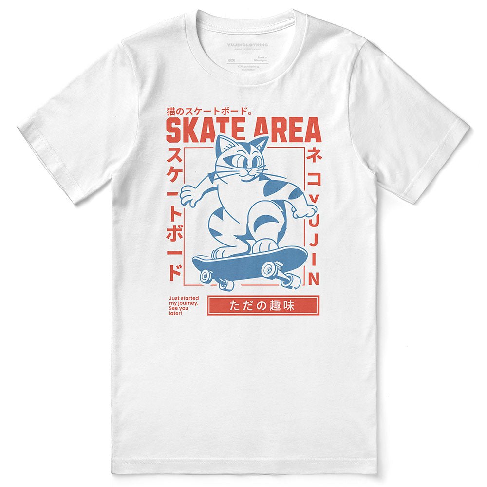 Skate Area Cat T-Shirt - Lolomo!