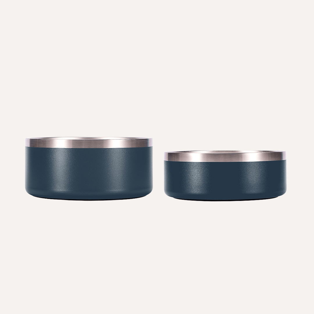 Stainless Steel Pet Bowl – Non-Slip, Durable & Dishwasher Safe | 32oz and 64oz - Lolomo!