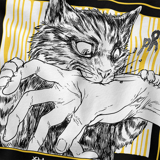Sudden Bite Cat T-Shirt - Lolomo!