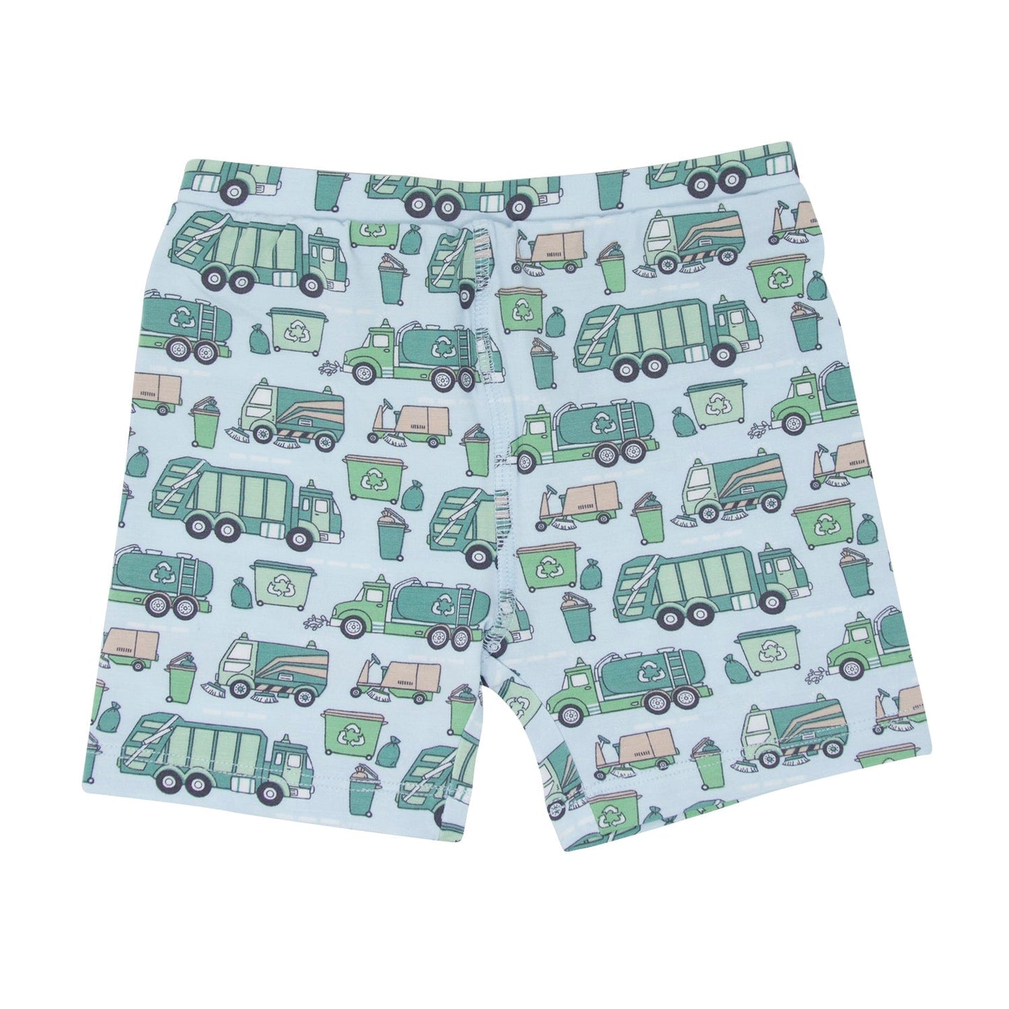Garbage Trucks Recycle Summer Pajama Set