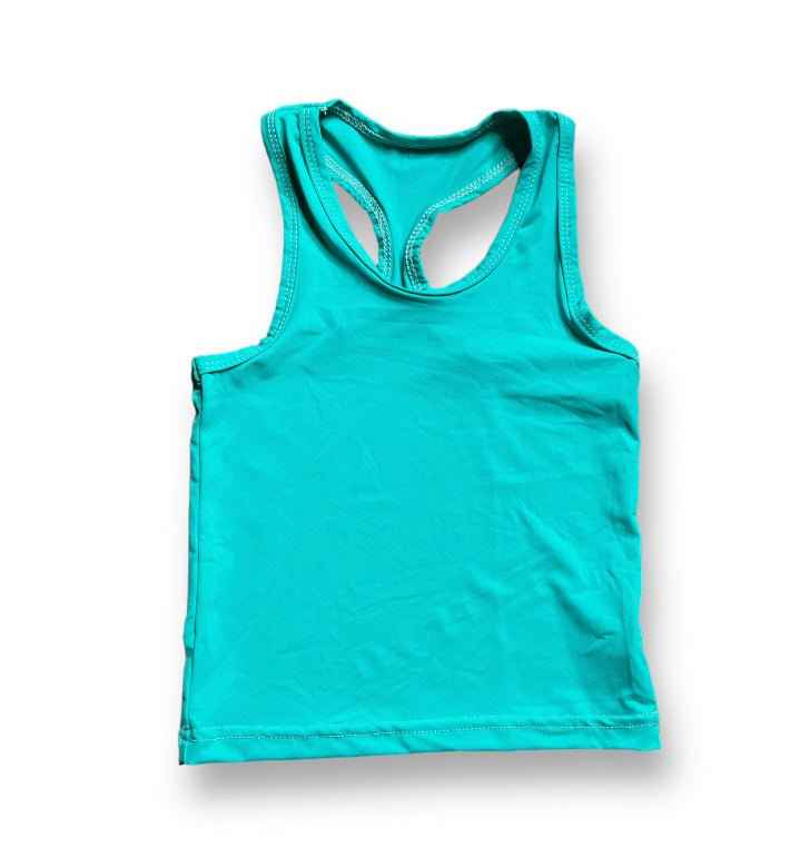 Teal Razorback Kid Tank - Lolomo!