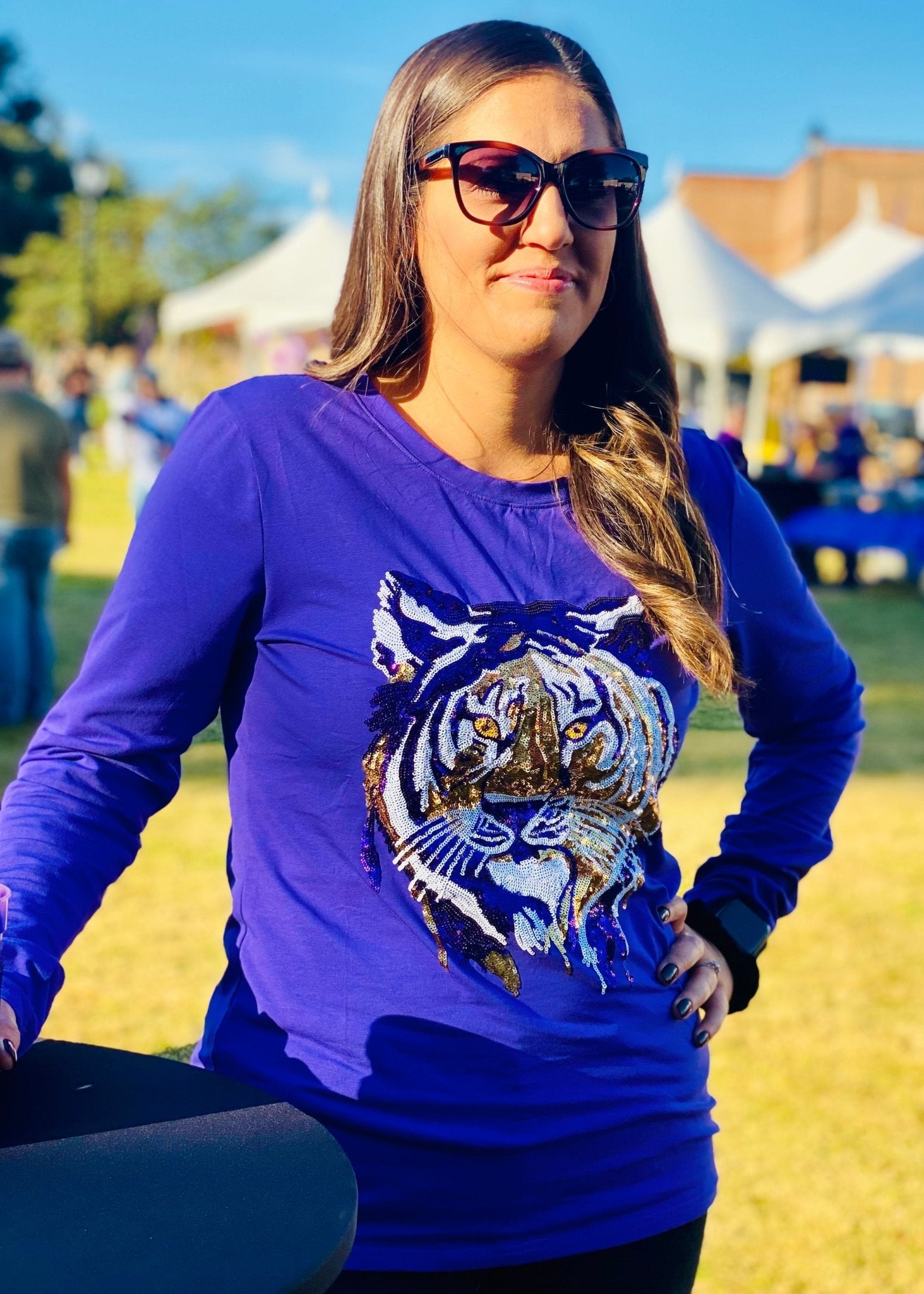 Tiger Face Long Sleeve Adult - Lolomo!