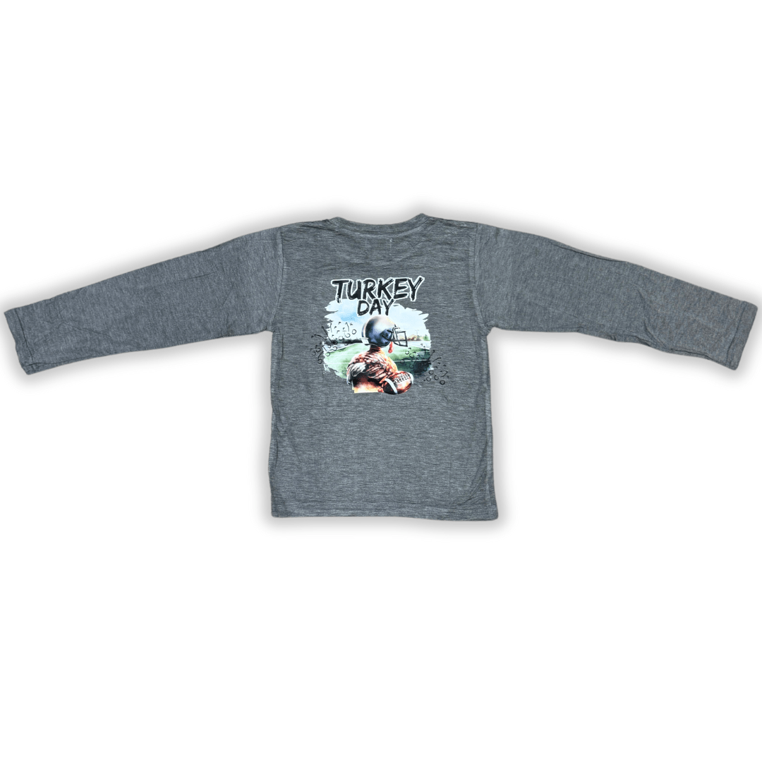Turkey Day Long Sleeve Kid Shirt - Lolomo!