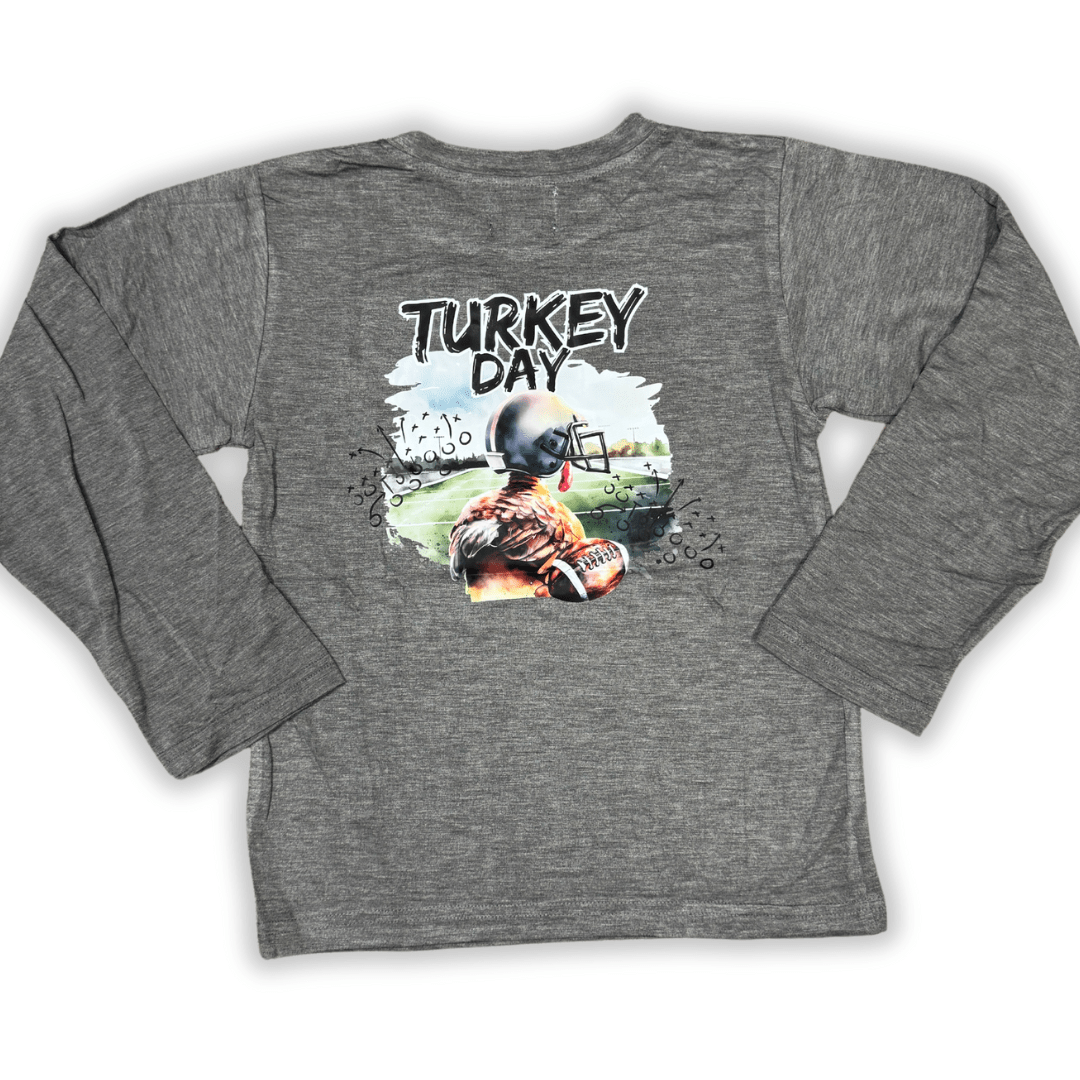 Turkey Day Long Sleeve Kid Shirt - Lolomo!