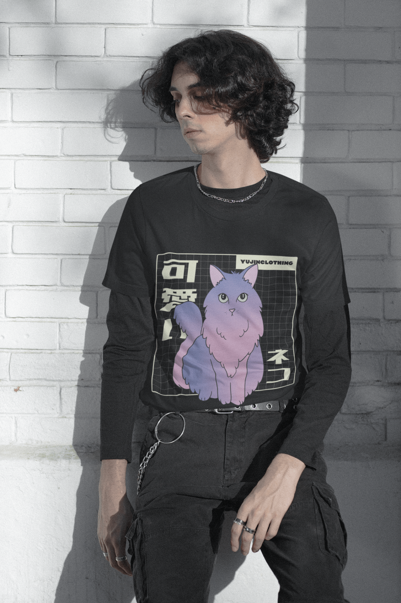 Vaporwave Cat T-Shirt - Lolomo!