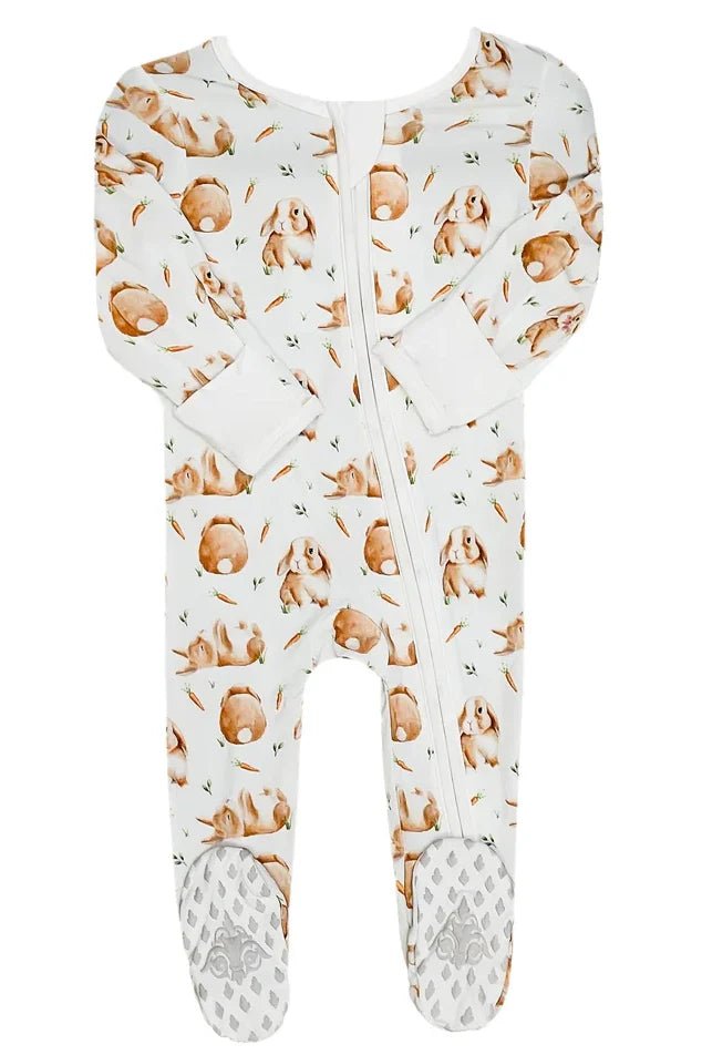Vintage Bamboo Bunny Romper - Lolomo!