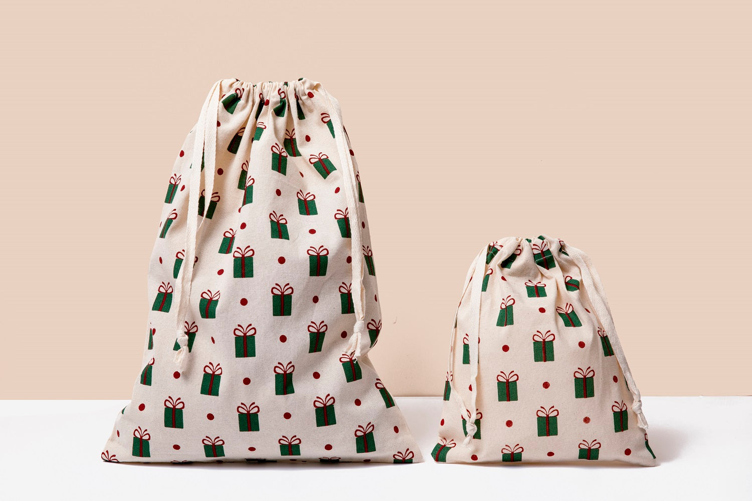 Bolsas de regalo de tela - Juego de 4