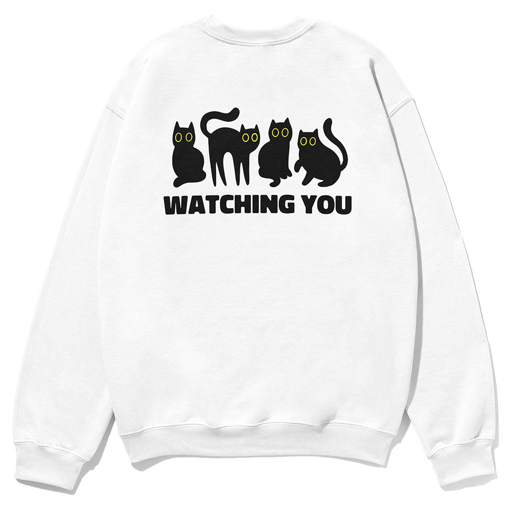 Watching You Cat Sweatshirt - Lolomo!