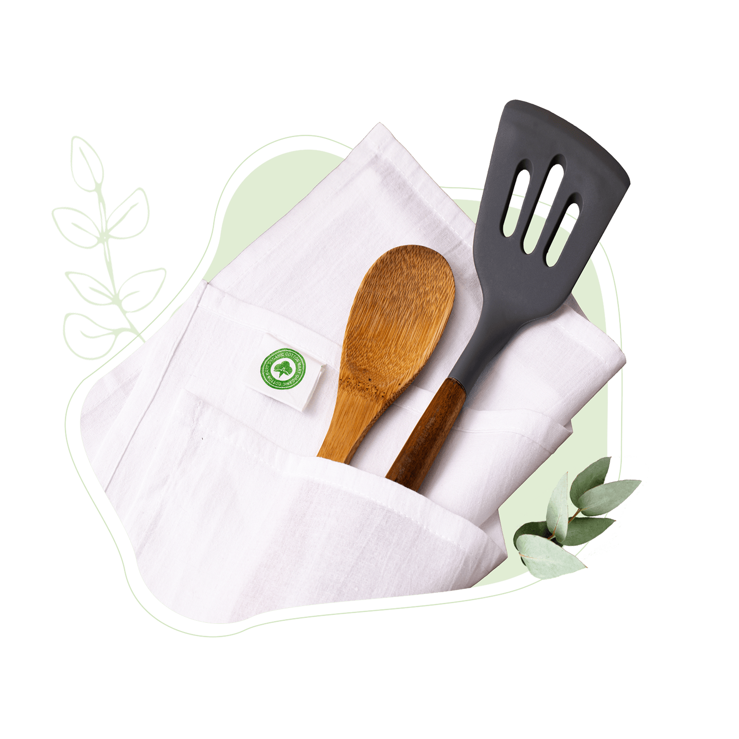 Toallas de cocina hechas con sacos de harina
