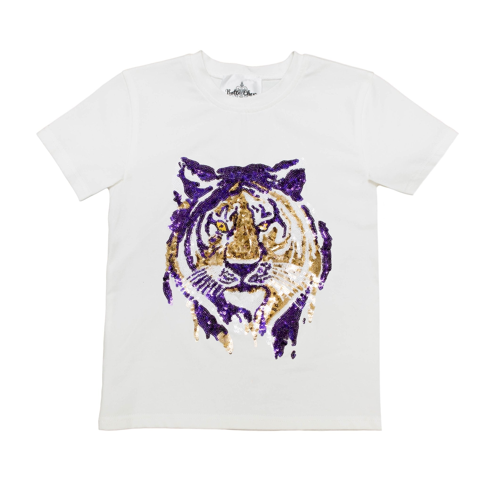 White Tiger Face Kid Shirt - Lolomo!
