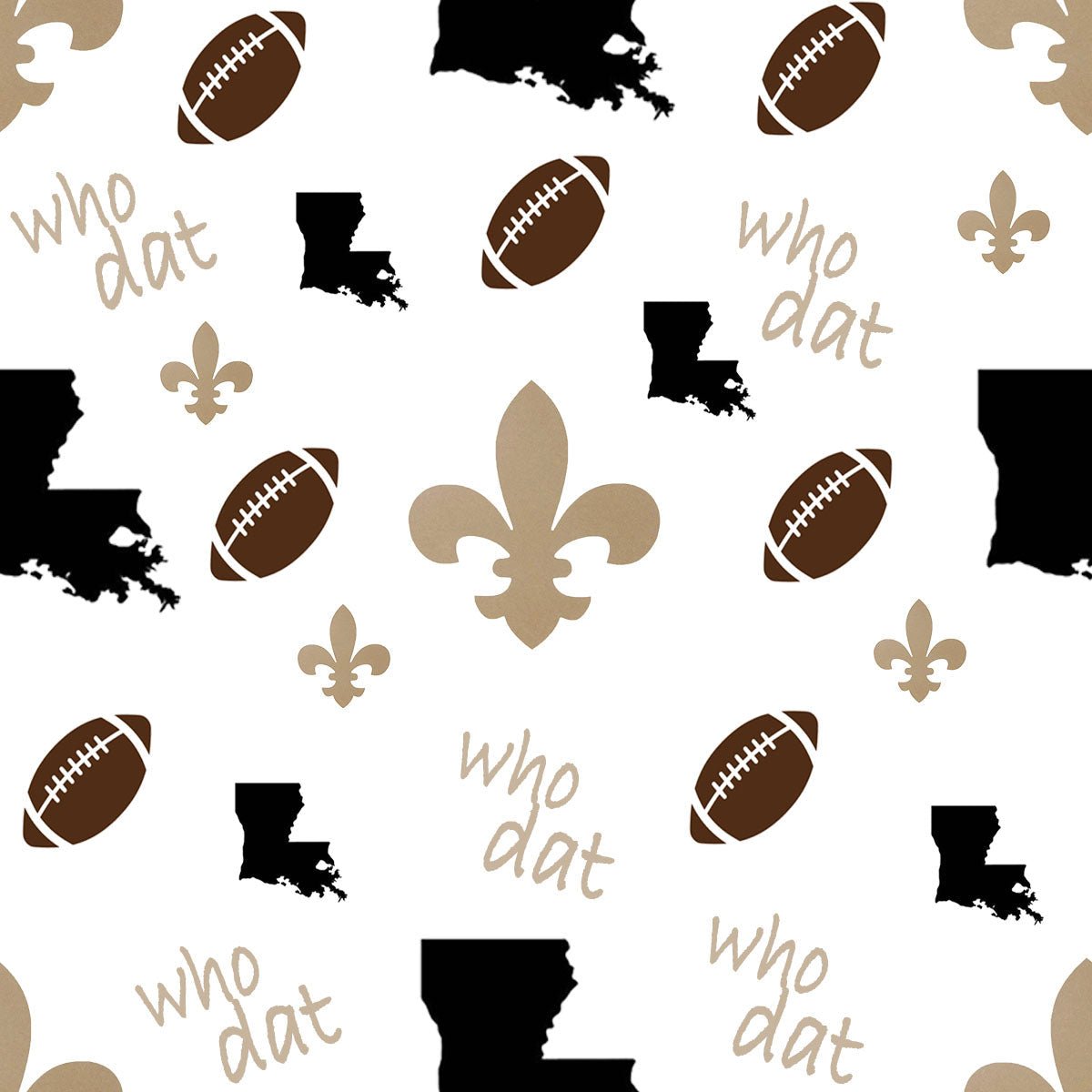Who Dat Ruffle Bamboo Pajamas - Lolomo!