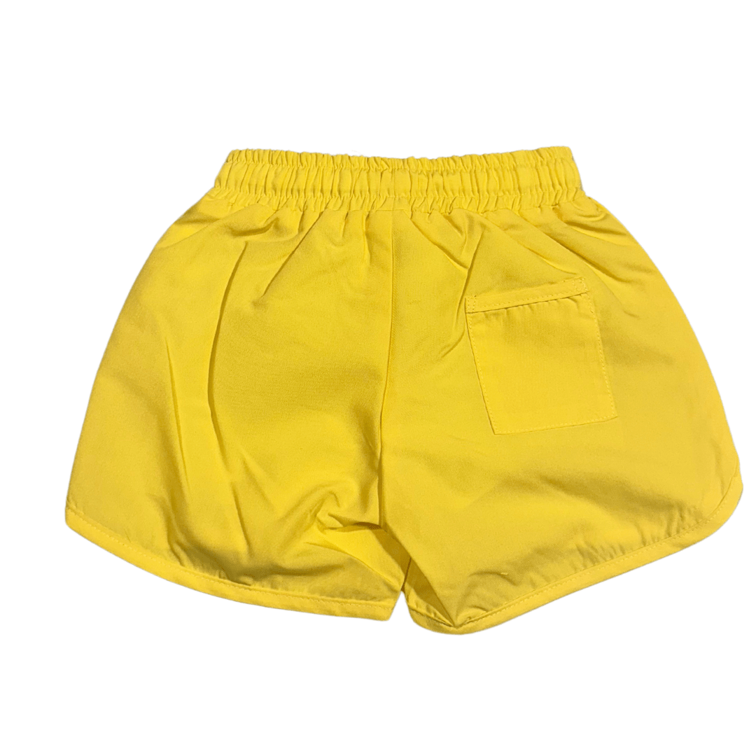 Yellow Athletic Kid Shorts - Lolomo!