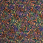 Traditional Polynesian Tattoo Design Watercolor Fabric | Polyester
