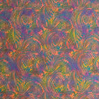 Traditional Polynesian Tattoo Design Watercolor Fabric | Polyester