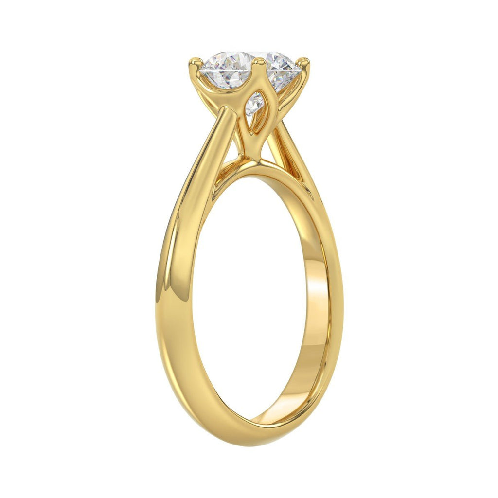 1 - 1/2 CT. Certified Lab - Grown Diamond Solitaire Engagement Ring in 14K Gold VS1/VS2 - Lolomo!