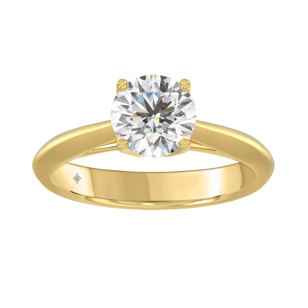 1 - 1/2 CT. Certified Lab - Grown Diamond Solitaire Engagement Ring in 14K Gold VS1/VS2 - Lolomo!