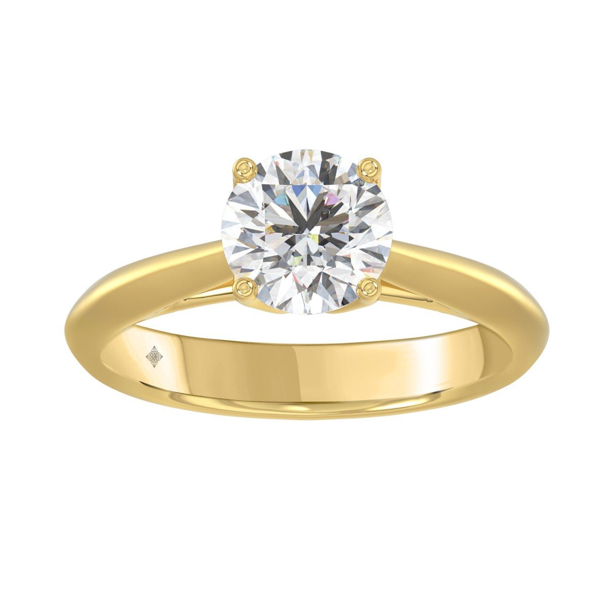 1 - 1/2 CT. Certified Lab - Grown Diamond Solitaire Engagement Ring in 14K Gold VS1/VS2 - Lolomo!