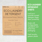 Eco-Laundry Detergent Sheets (60 Loads-Lavender Scent) - Lolomo!
