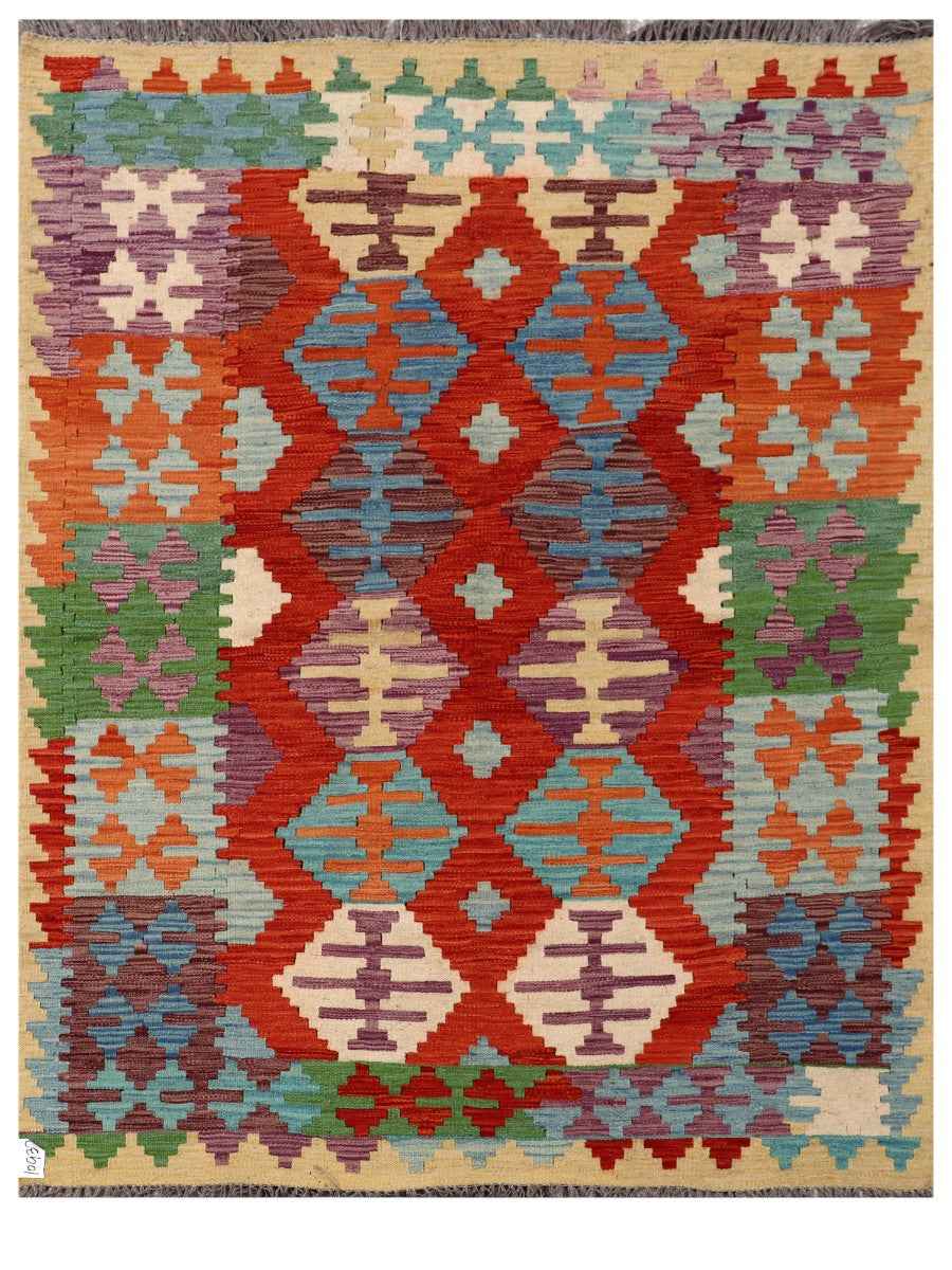 Tapis Kilim Maimana Afghanistan - 193 x 147 cm