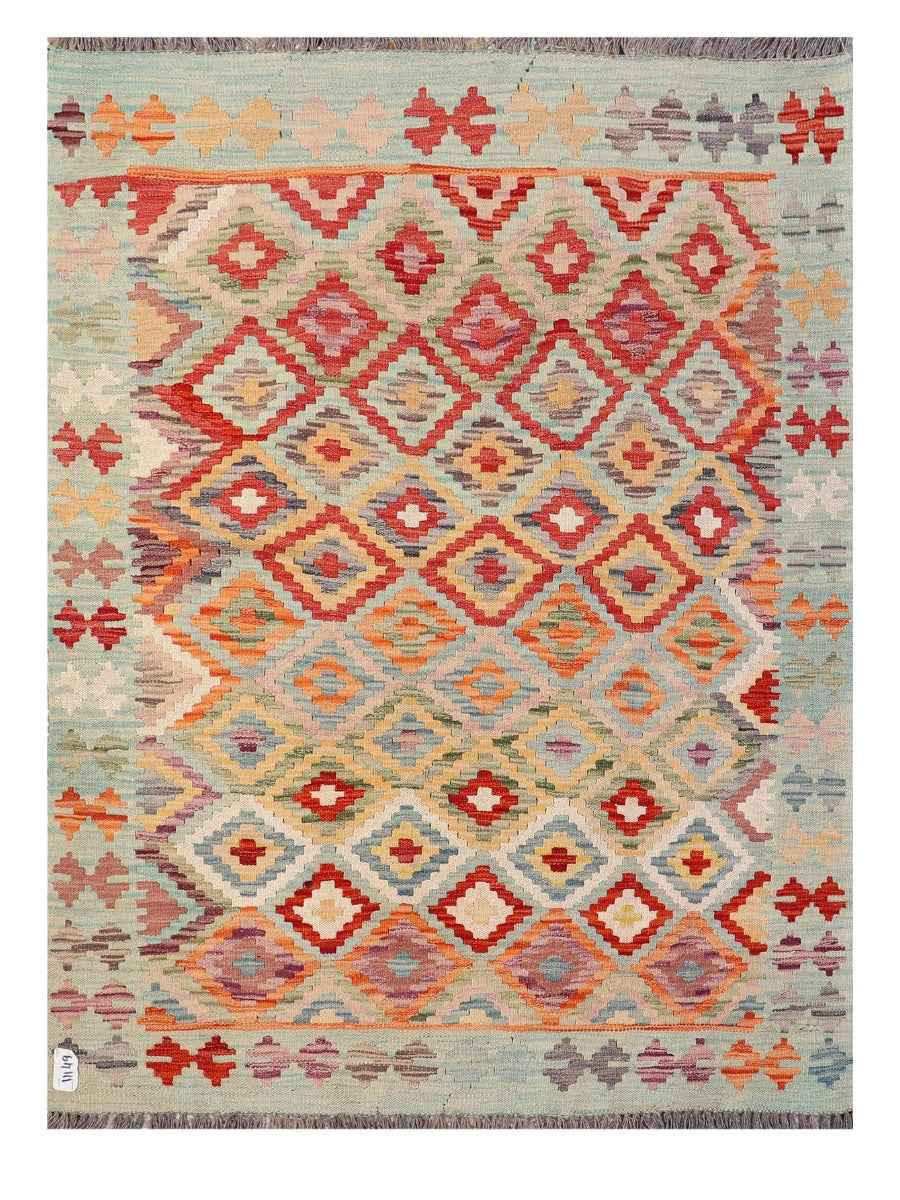 Maimana Afghanistan Kilim Rug - 164 x121 cm