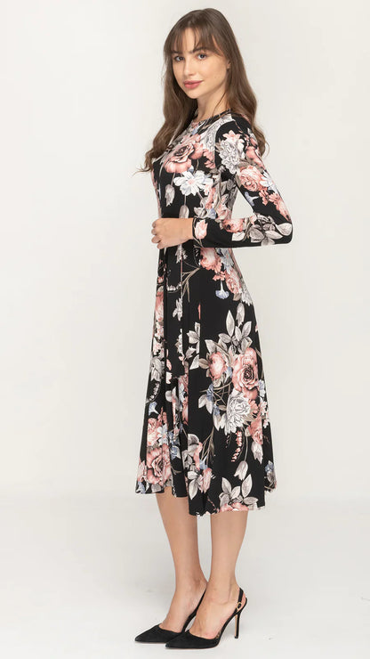 Belted Midi Dress