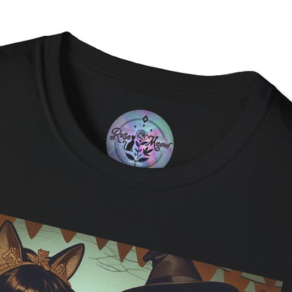 Spooky Beauties Retro Pin-up Couple | Vintage Aesthetic Tee