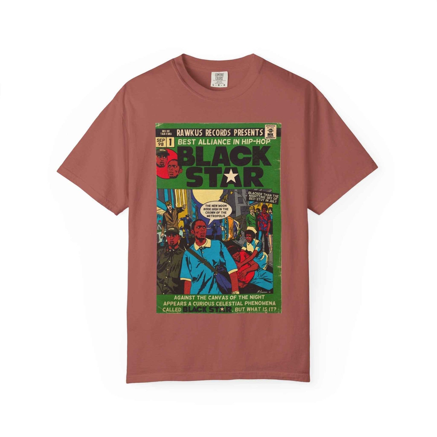 Black Star - Unisex Comfort Colors T-shirt