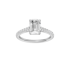 1.25ct Emerald Certified Solitaire Lab Diamond Ring - Lolomo!