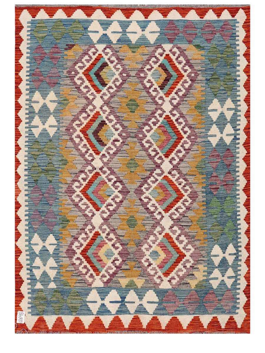 Maimana Afghanistan Kilim Rug - 168 x120 cm