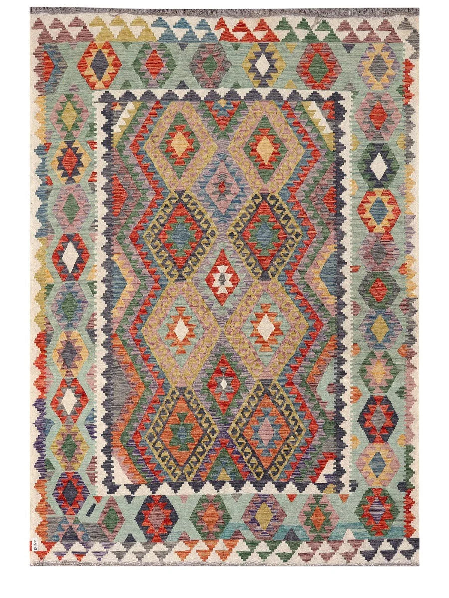 Maimana Afghanistan Kilim Rug - 244 x170 cm