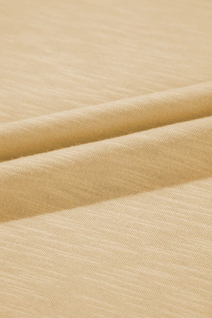 Metallic Contrast Trim Scoop Neck Tank Top