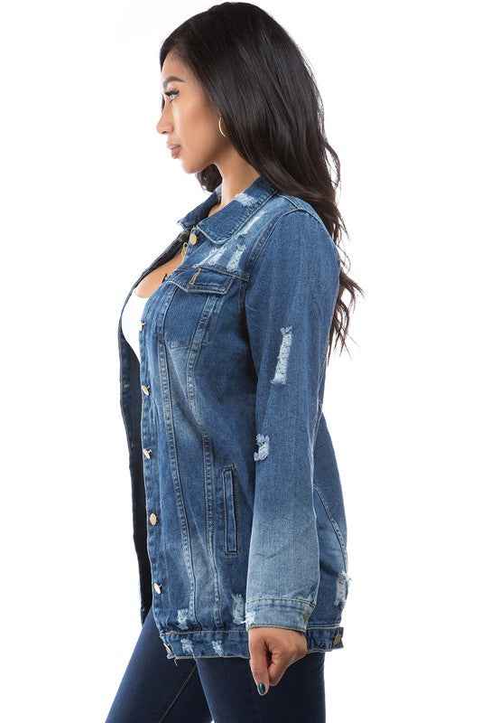 CHAQUETA DE CAMIONERO VAQUERA DE MODA PARA MUJER