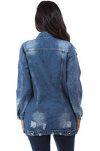 CHAQUETA DE CAMIONERO VAQUERA DE MODA PARA MUJER