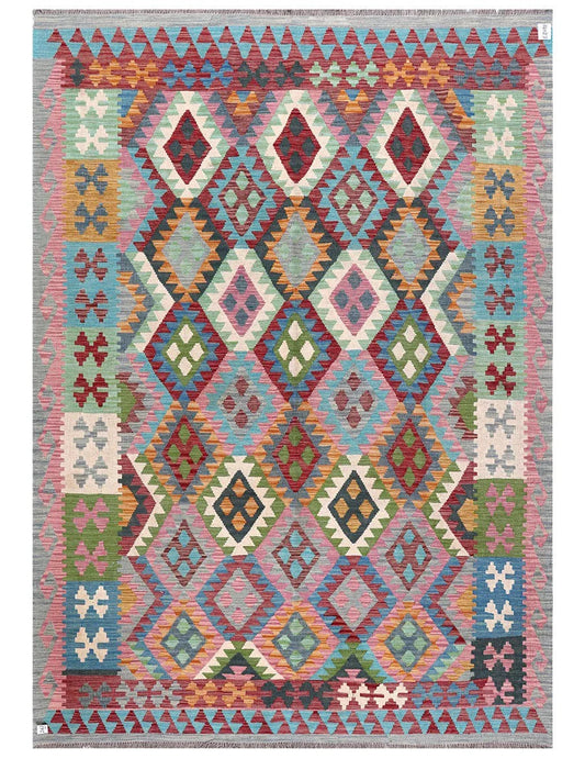 Maimana Afghanistan Kilim Rug - 286 x205 cm