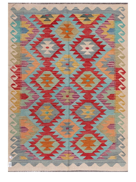 Maimana Afghanistan Kilim Rug - 200 x146 cm