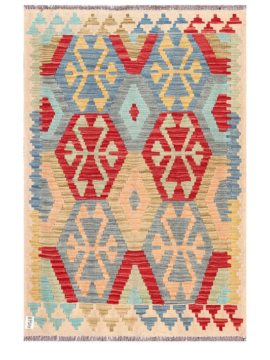 Maimana Afghanistan Kilim Rug - 149 x102 cm