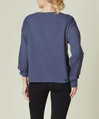 Fabina Cotton Oversized Long Sleeve T-Shirt