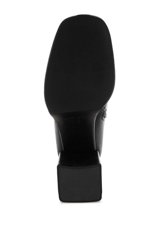 Poulin Faux Leather Chelsea Boots