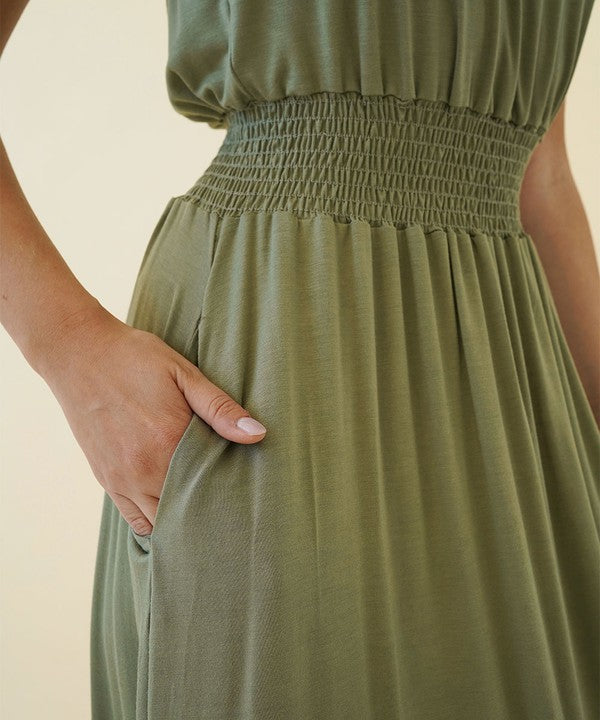 Fabina Bamboo Tube Dress Knee Length