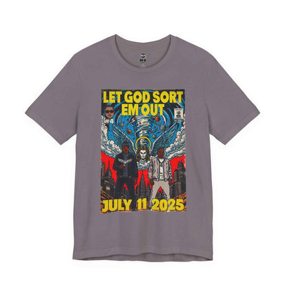 Let God Sort Em Out - Unisex Jersey Short Sleeve Tee