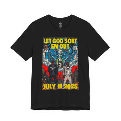 Let God Sort Em Out - Unisex Jersey Short Sleeve Tee
